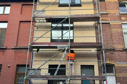 Bigger view of Steenstrips installatie